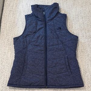 The North Face Dark Blue Quilted Vest
